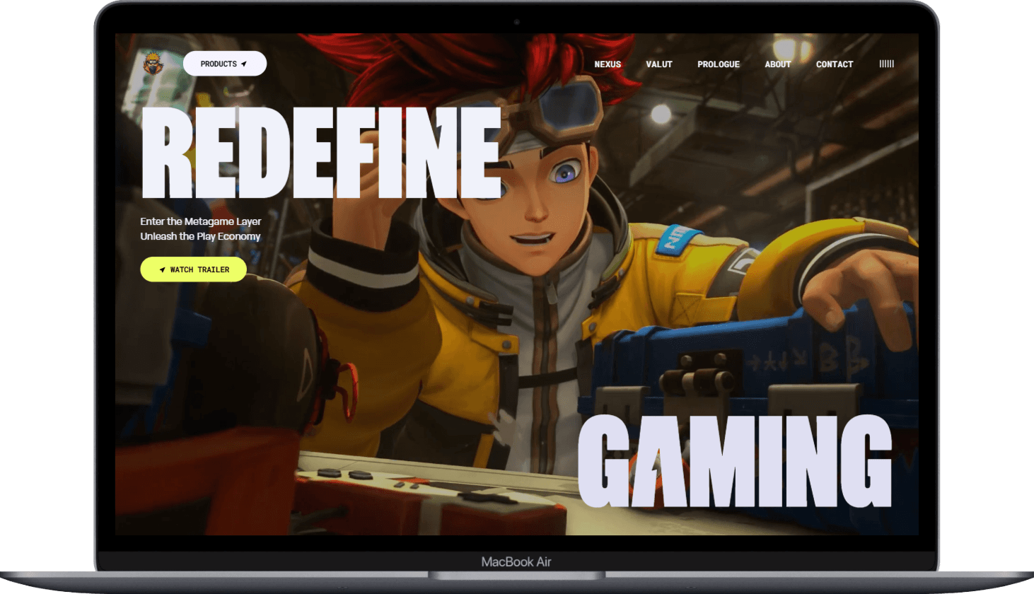 Zentry Clone Landing Page